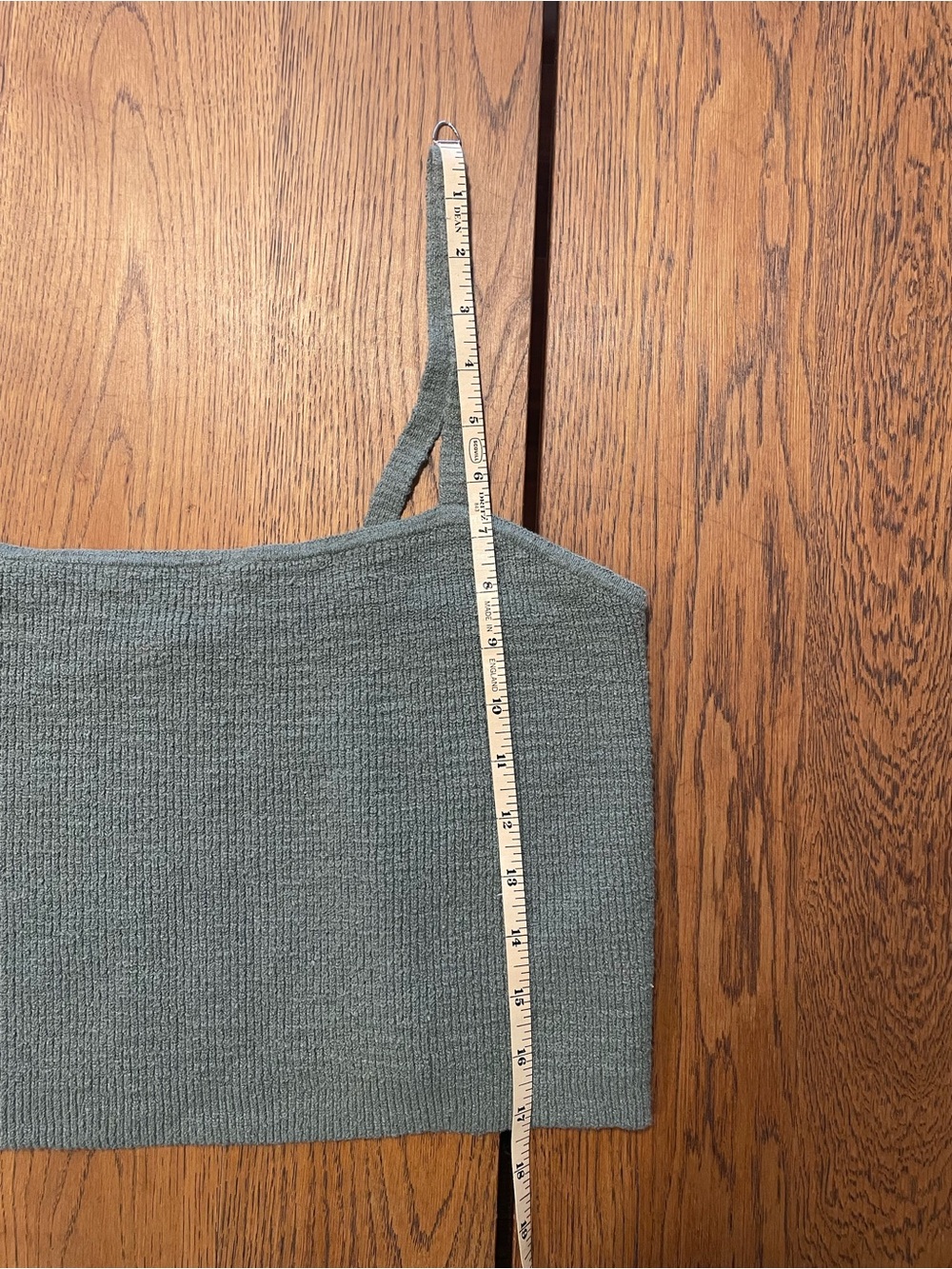Madewell Olive Green Ribbed Knit Camisole - Picture 6 of 7